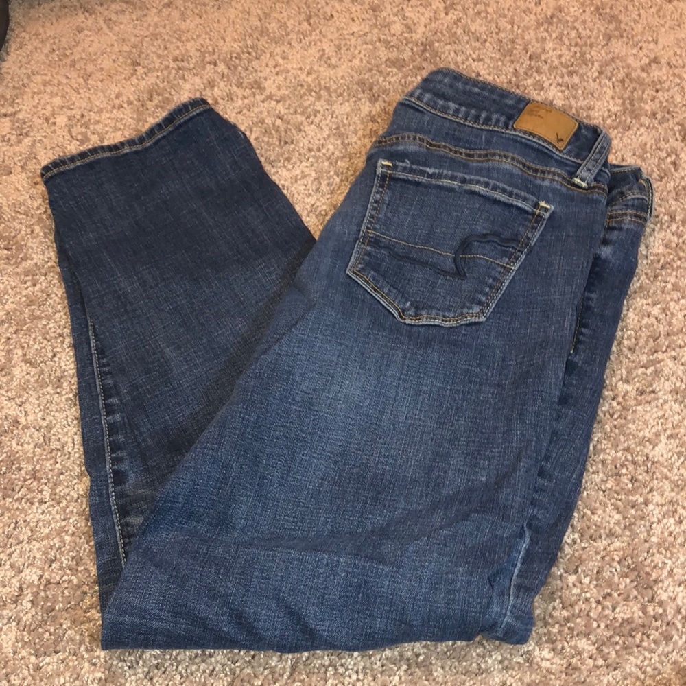 AMERICAN EAGLE SKINNY JEANS SIZE 10